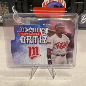 David Ortiz diecut card